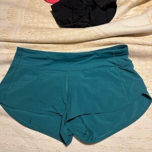 Lululemon Athletica Teal Athletic Shorts Lightweight Stretchy Design